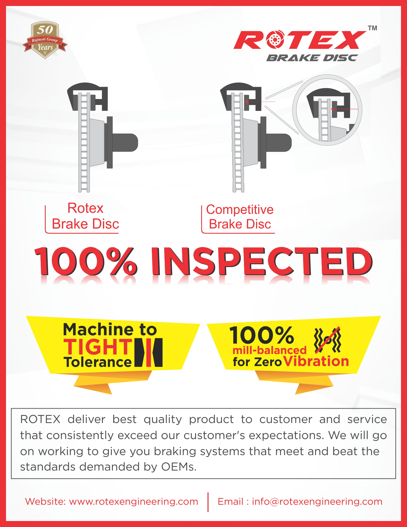 Rotex Engineers ROTEX ENGINEERING - Brake disc | Disc brake | Brake disc rotor | Disc ...